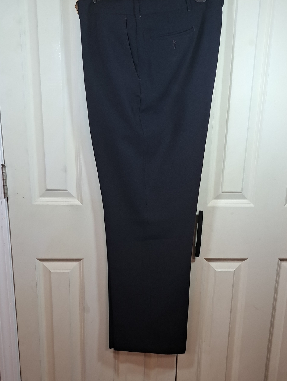 Men's Black Dress Pants - Tailored Straight Leg
